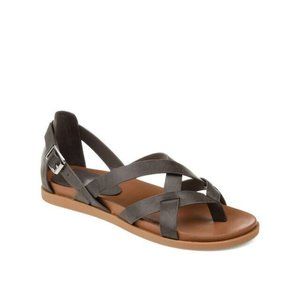 Women's Journee Collection Women's Ziporah Sandals Grey Gray Size 10 M New
